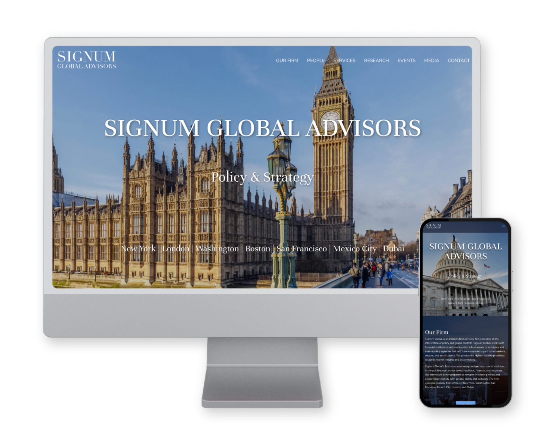 Signum Global Advisors Mockup Signum Global Advisors Mockup