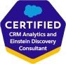 Salesforce Certified CRM Analytics and Einstein Discovery Consultant